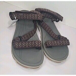 L.L. BEAN Katahdin Men’s Size 12 M Coffee Bean Geo 4 Point Sandals